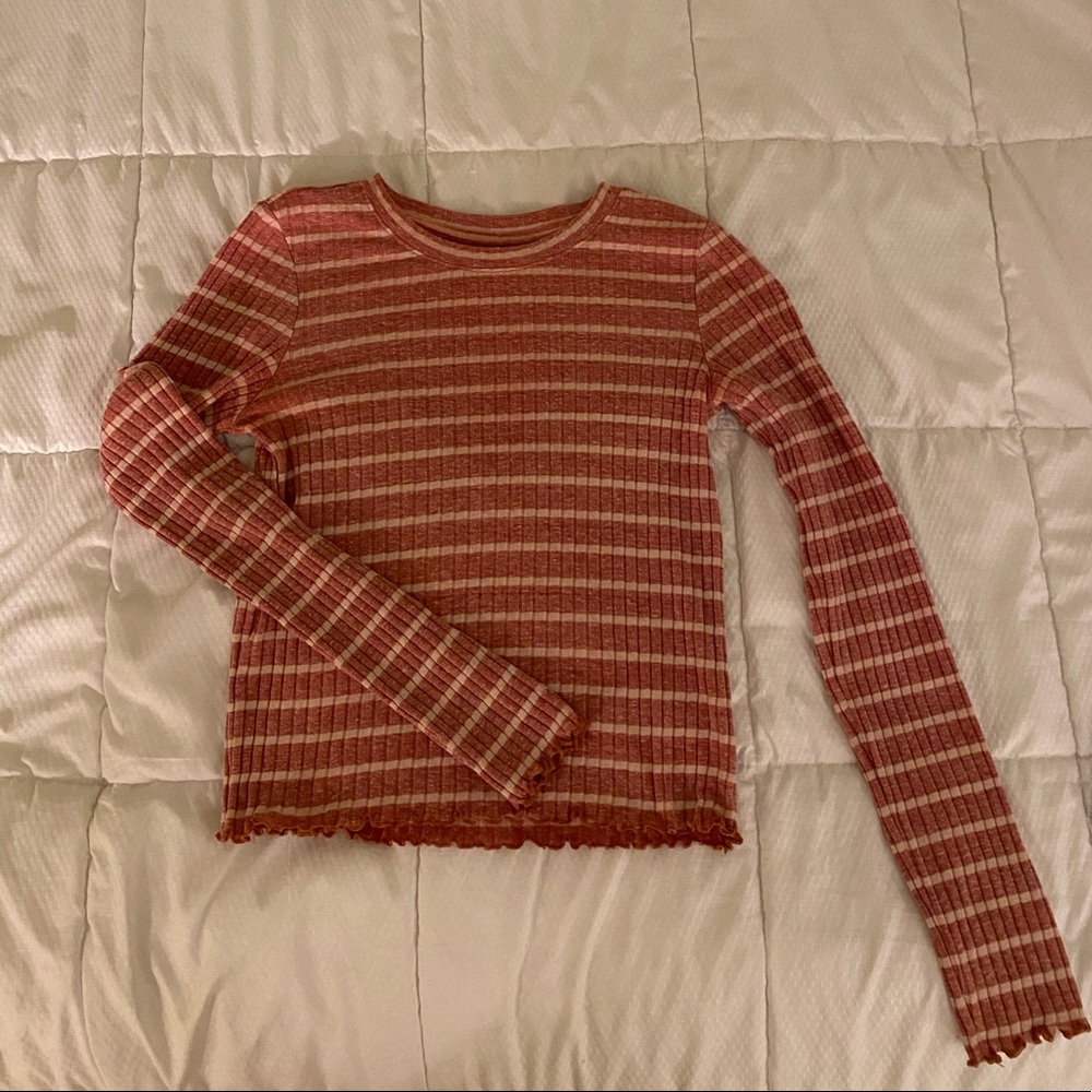 American Eagle Ribbed Long Sleeve